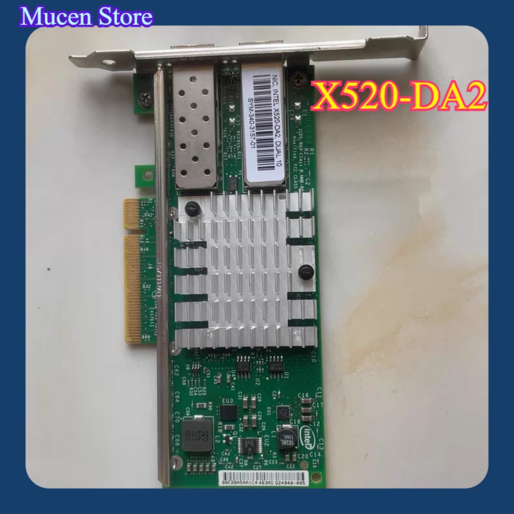 10Gb Sfp+ Pcie Network Card Dual Port - Carte réseau X520-DA2 10 Gb SFP+