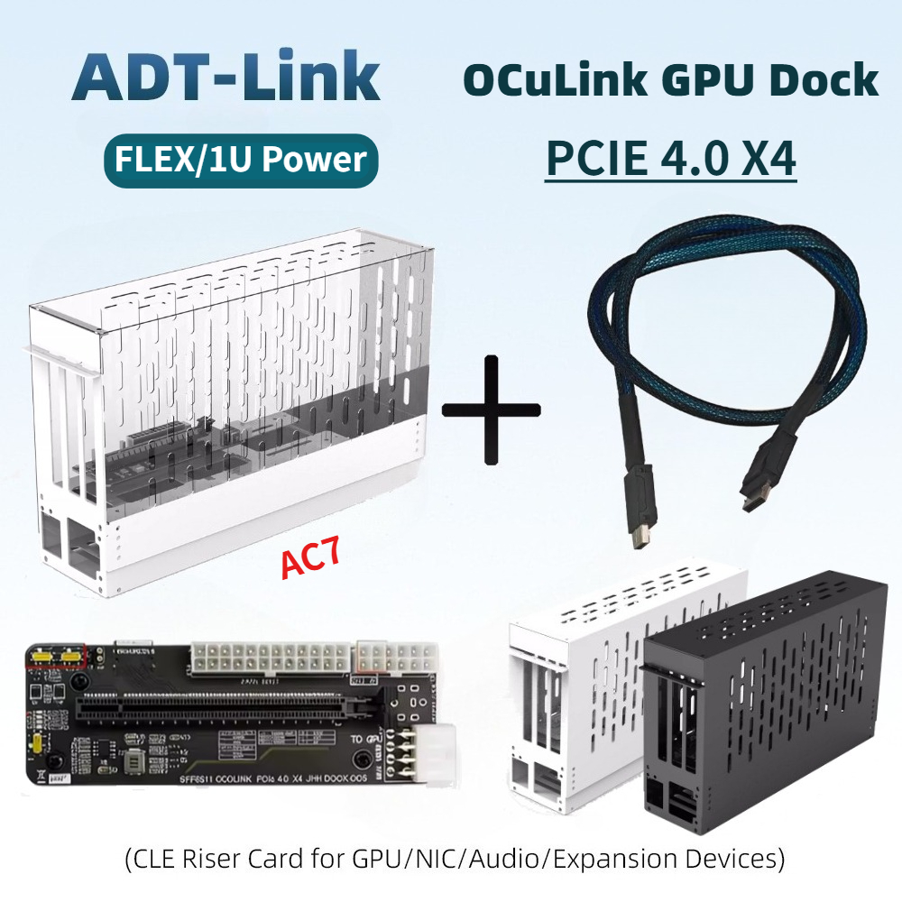 External Gpu Dock Pcie 4.0 Oculink - Station d'accueil pour carte graphique EGPU