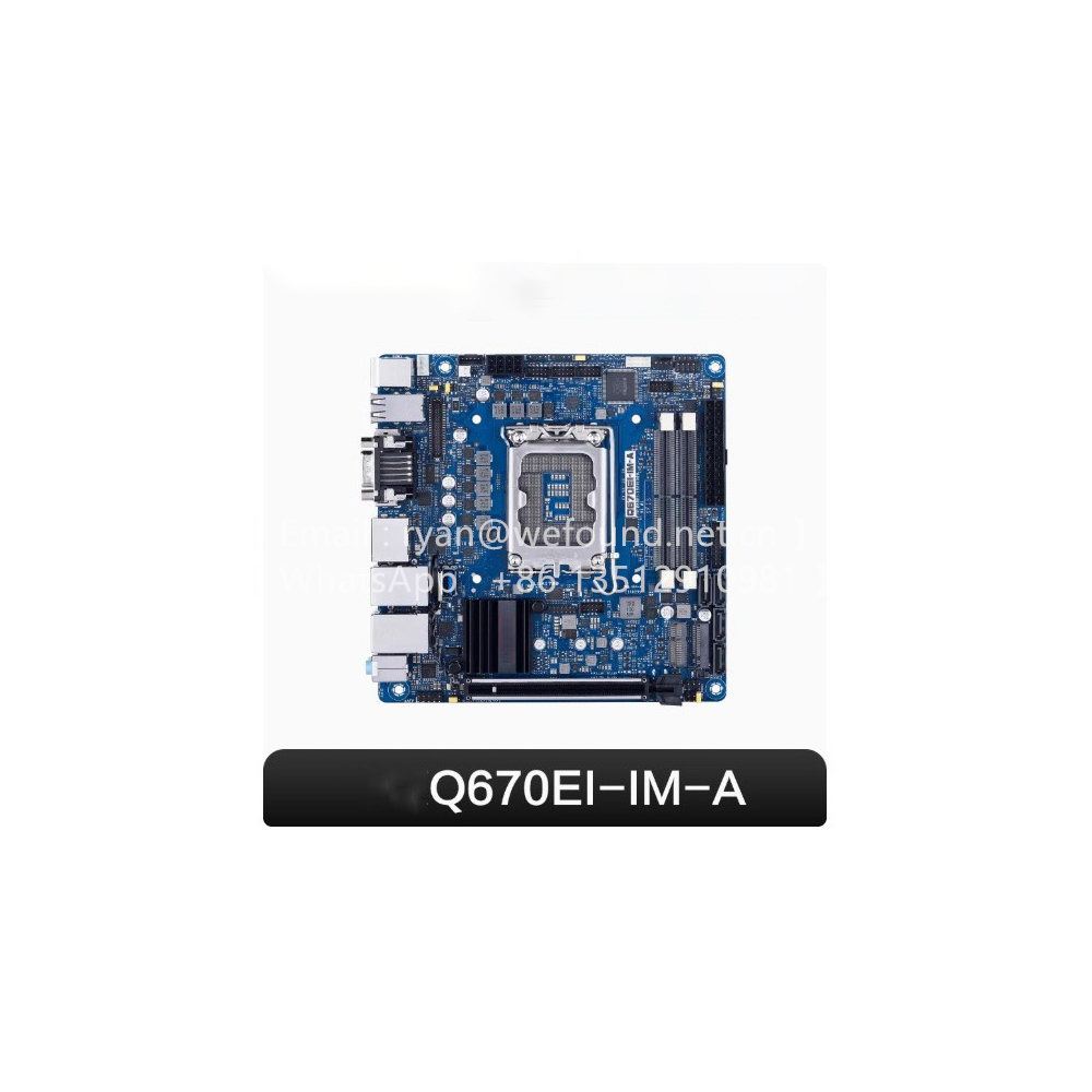 Lga 1700 Ddr5 Itx Motherboard - Carte mère mini-ITX Q670EI-IM-A, prise LGA1700