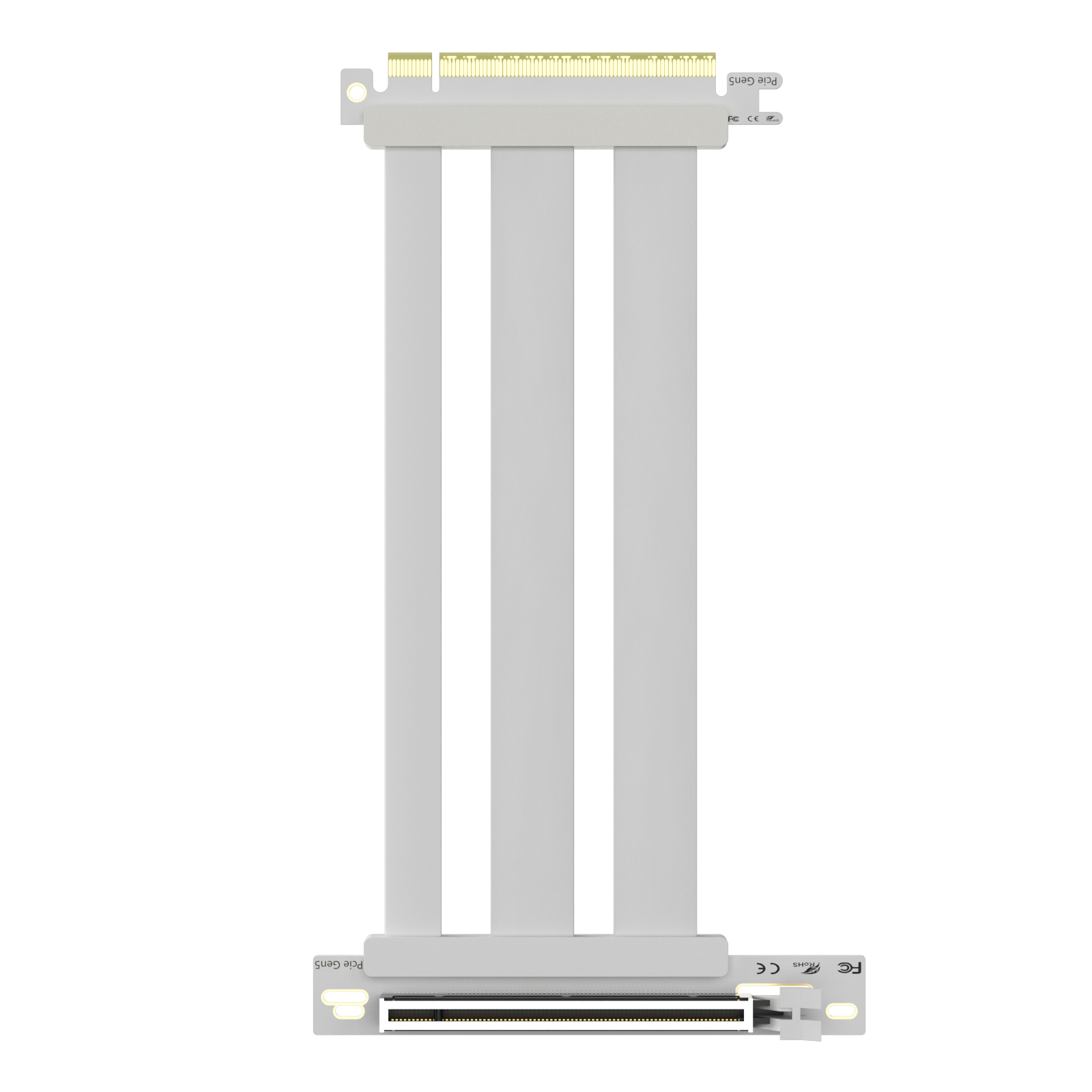 Pcie 4.0 X16 Riser Cable 90 Degree - Câble Riser PCIE 5.0, Compatible avec