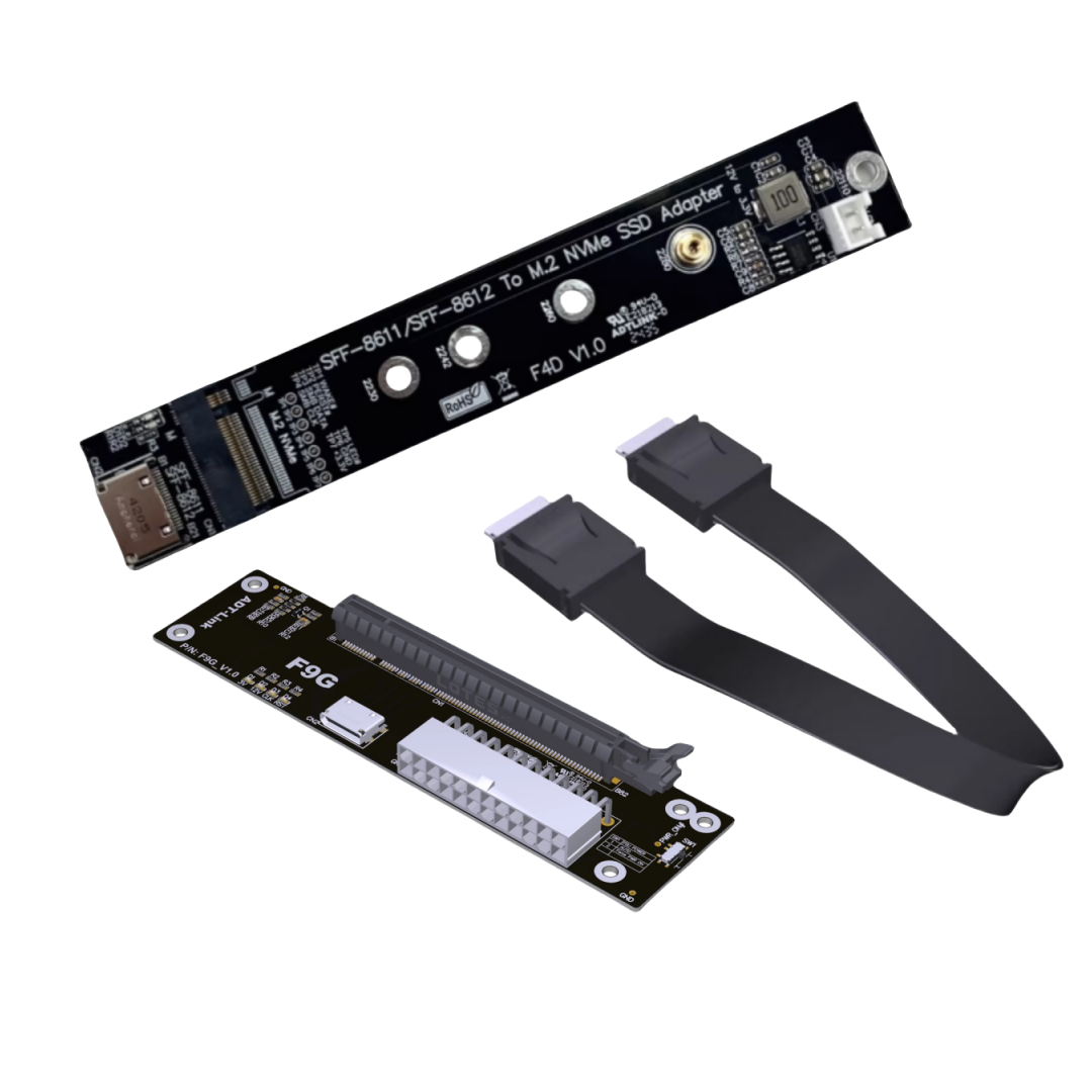 PCIe 4.0 X4 64Gbps OCuLink car - External Gpu Dock Pcie 4.0 Oculink avis et prix