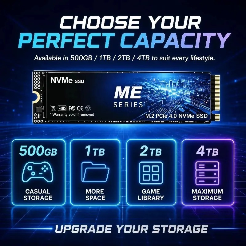 ME 500GB-4TB SSD M.2 NVMe Disq - M.2 Nvme 4Tb Pcie 4.0 Ssd avis et prix