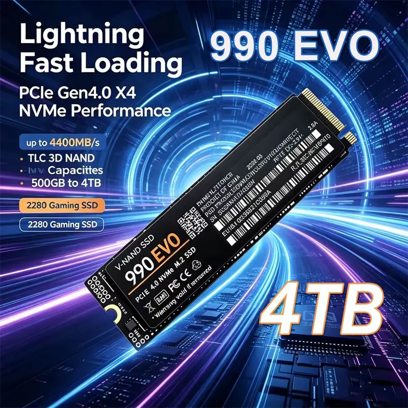 SSD NVMe M.2 Gaming 990 EVO PC - M.2 Nvme 4Tb Pcie 4.0 Ssd avis et prix
