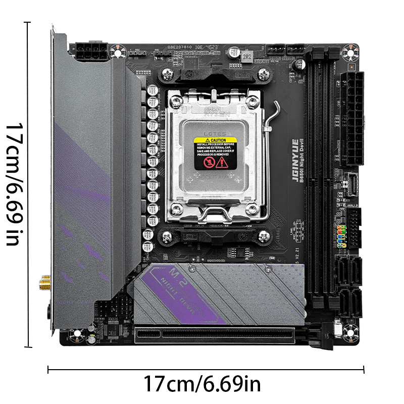 JGINYUE B650I nuit diable WiFi - B650 Itx Motherboard Wifi avis et prix