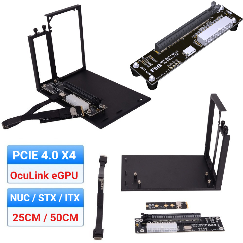 F9G-BK7 EGPU Oculink GPU Dock  - External Gpu Dock Pcie 4.0 Oculink avis et prix
