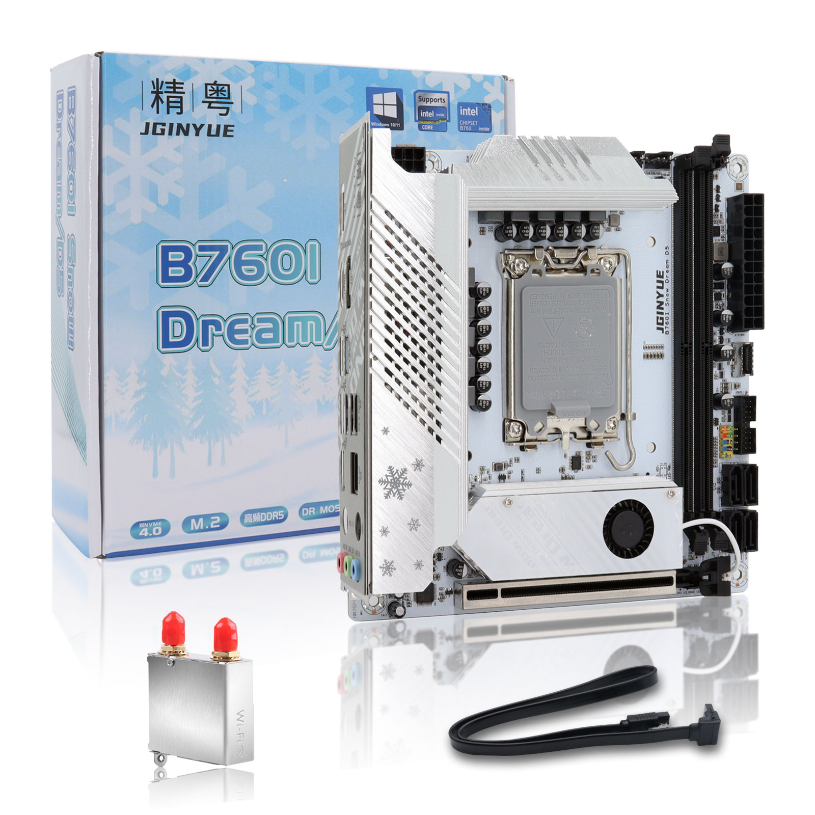JGINYUE B760 Carte Mère Mini I - Lga 1700 Ddr5 Itx Motherboard avis et prix